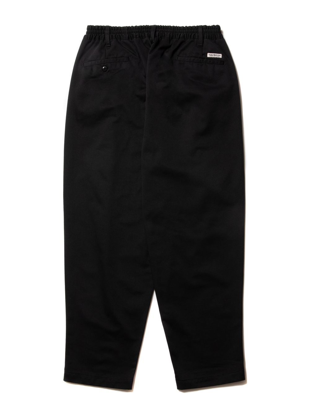 COOTIE PRODUCTIONS/T/C 2 Tuck Easy Ankle Pants（ブラック）［T/C 2 