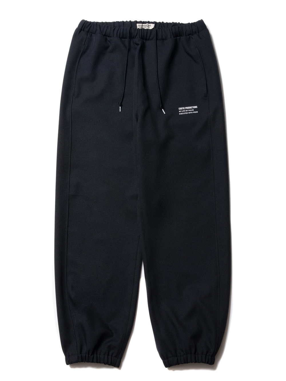 COOTIE PRODUCTIONS/Polyester Twill Track Pants（ブラック 