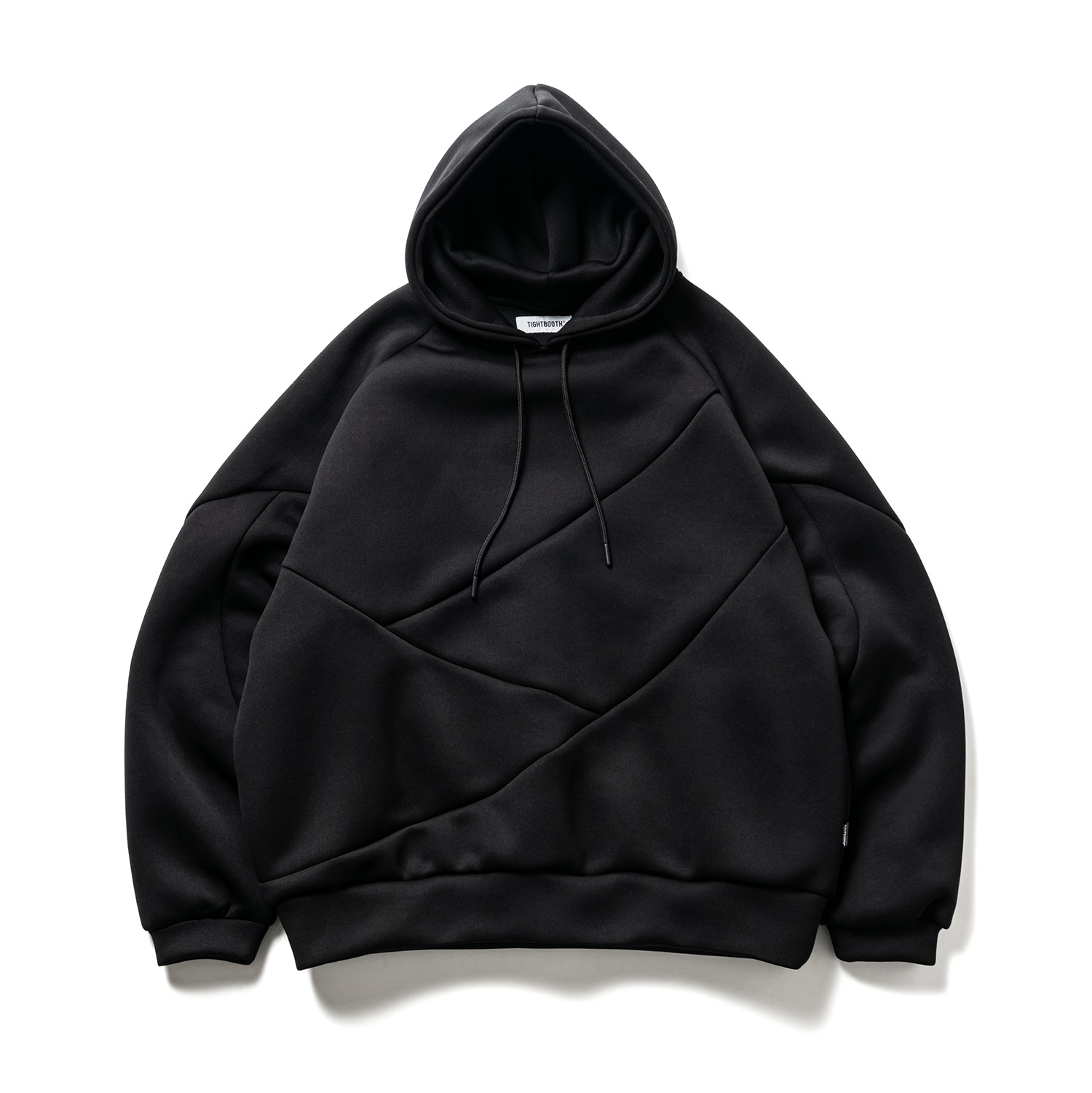 TIGHTBOOTH/SPLICE SMOOTH HOODIE（ブラック） 【40%OFF】［プル 