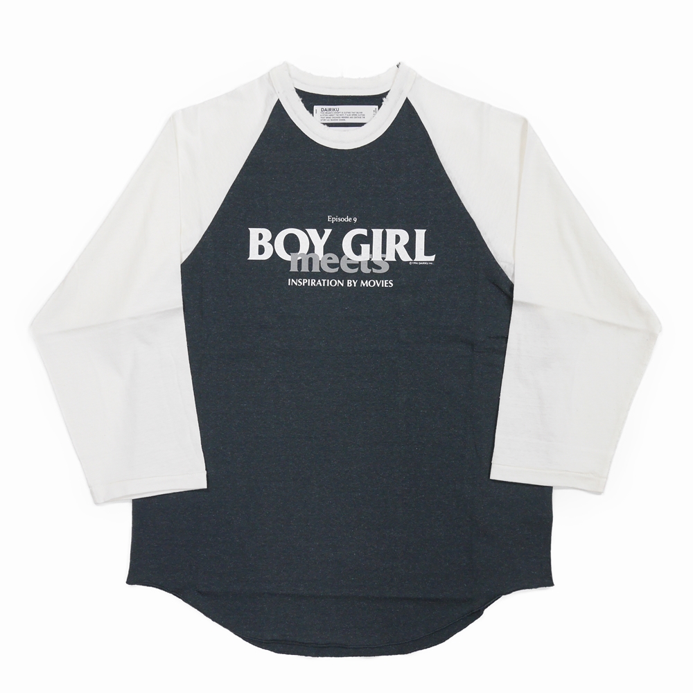 dairiku ラグランTシャツ 22ss boy meets girl - Tシャツ/カットソー ...