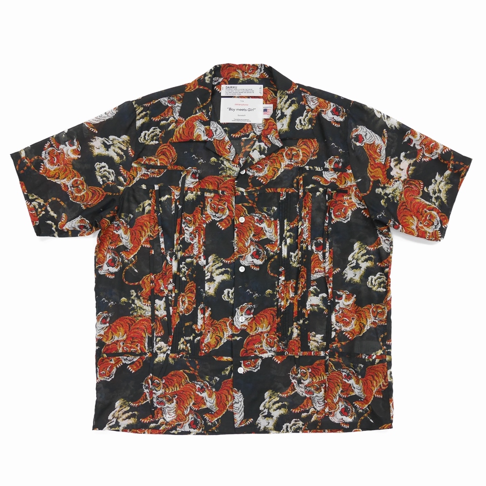 dairiku／タイガーオープンカラーシャツ襟オープンカラー