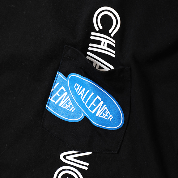 画像: CHALLENGER/LOGO PKT TEE（BLACK）［プリントポケT-22秋冬］