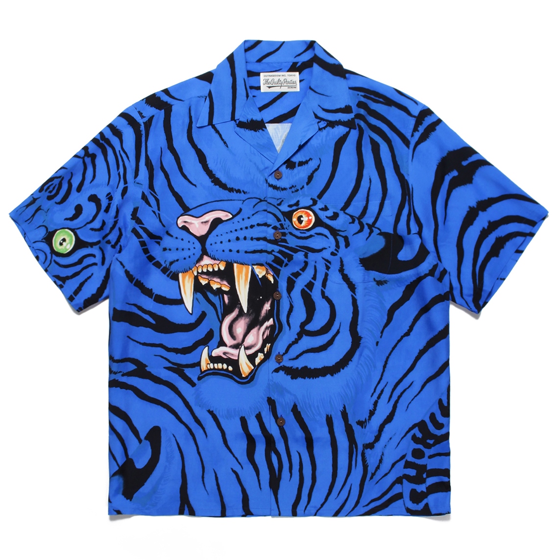 画像: WACKO MARIA/TIM LEHI / HAWAIIAN SHIRT S/S（BLUE）［ハワイアンシャツ-22秋冬］