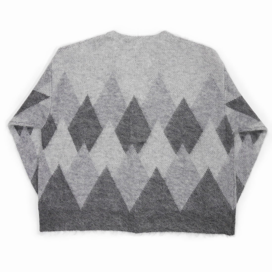 使用感毛玉ありsupreme Argyle knit sweater モヘア アーガイル