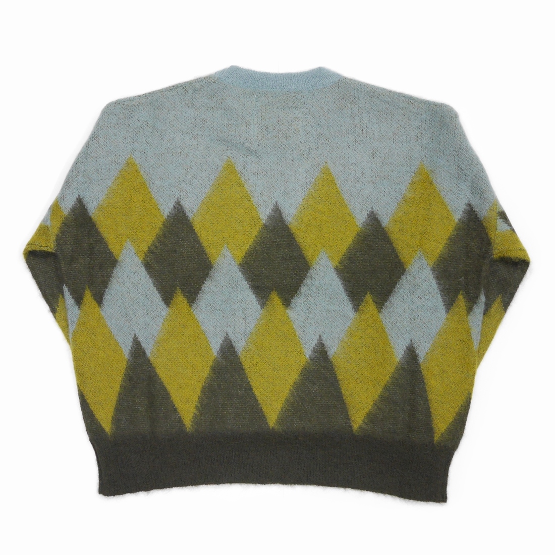 DAIRIKU/Argyle Mohair Pullover Knit（Mint Green）［アーガイル ...
