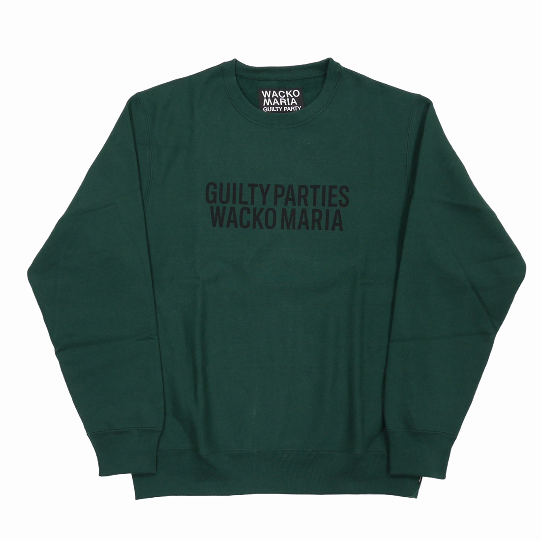 画像: WACKO MARIA/HEAVY WEIGHT CREW NECK SWEAT SHIRT（GREEN）［クルーネックスウェット-22秋冬］