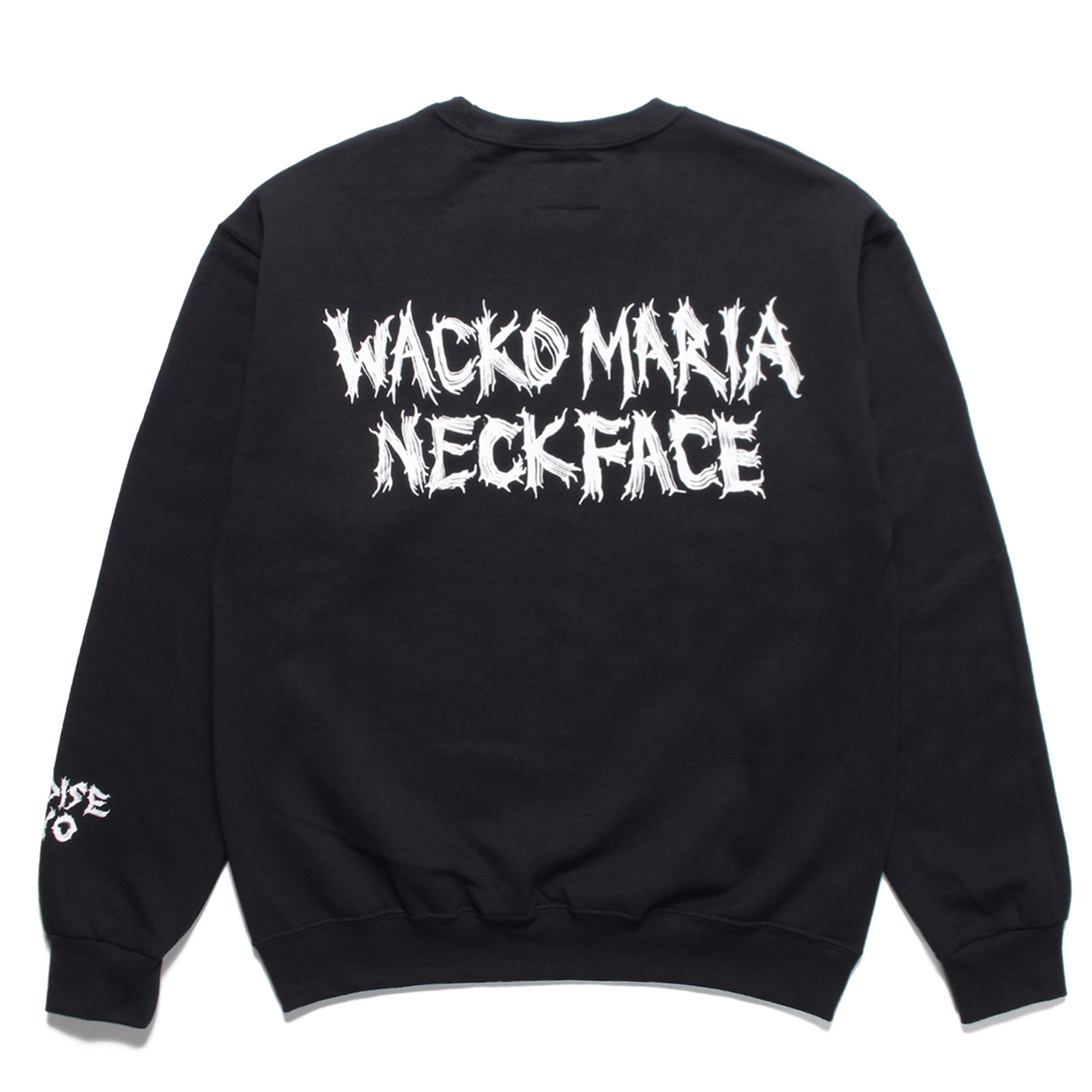WACKO MARIA ワコマリア 24SS NECKFACE / SWEAT SHIRT ネックフェイス スウェットシャツ トレーナー ホワイト NECKFACE-WM-SS21