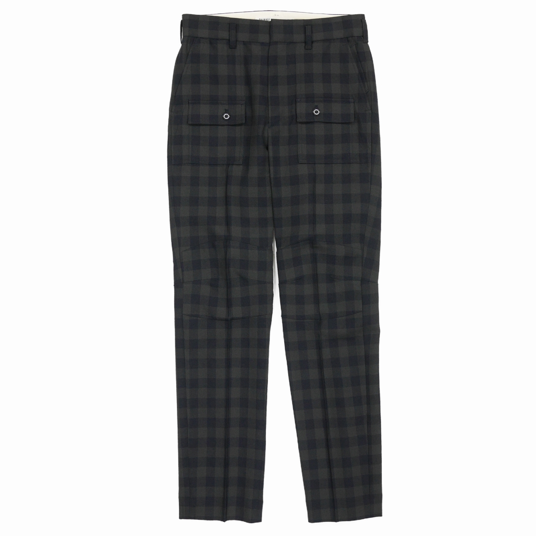 DAIRIKU/Biker Check Deck Detail Slacks（Navy&Grey） 【40%OFF