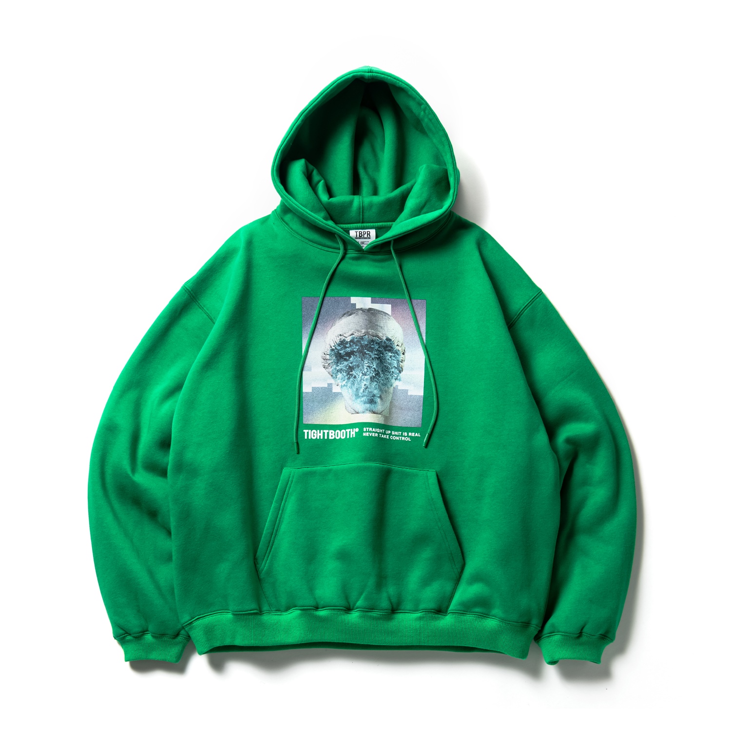 TIGHTBOOTH/GREENERY STATUE HOODIE（Green） 【30%OFF】［プル 