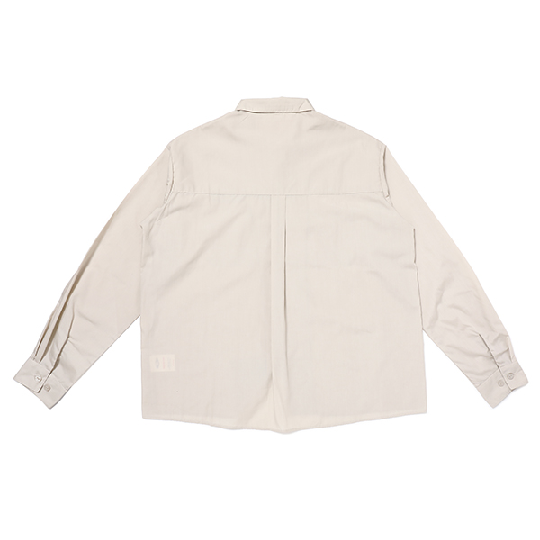 CHALLENGER/L/S WORKER SHIRT（BEIGE）［ワーカーシャツ-23春夏］ - JONAS