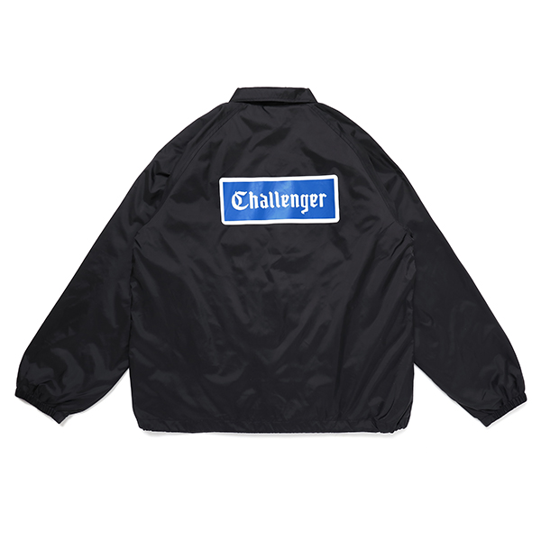 CHALLENGER/LOGO COACH JACKET（BLACK）［ロゴコーチJKT-23春夏］ - JONAS