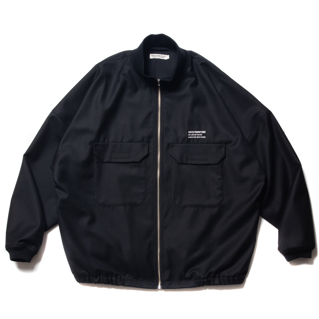 COOTIE PRODUCTIONS/Wool Saxony Track Jacket（Black）［ウール ...