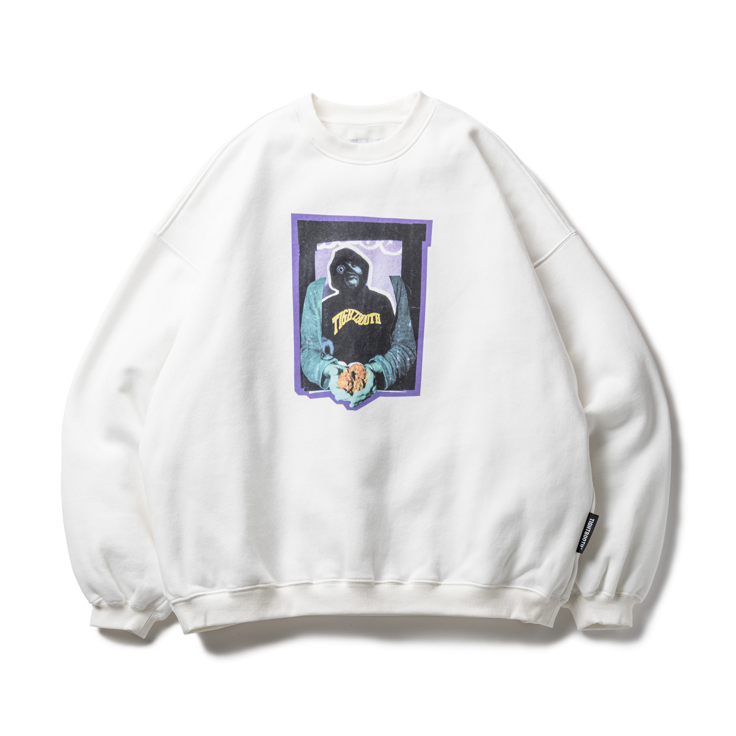 TIGHTBOOTH/BAININ CREW SWEAT（White）［クルーネックスウェット-22