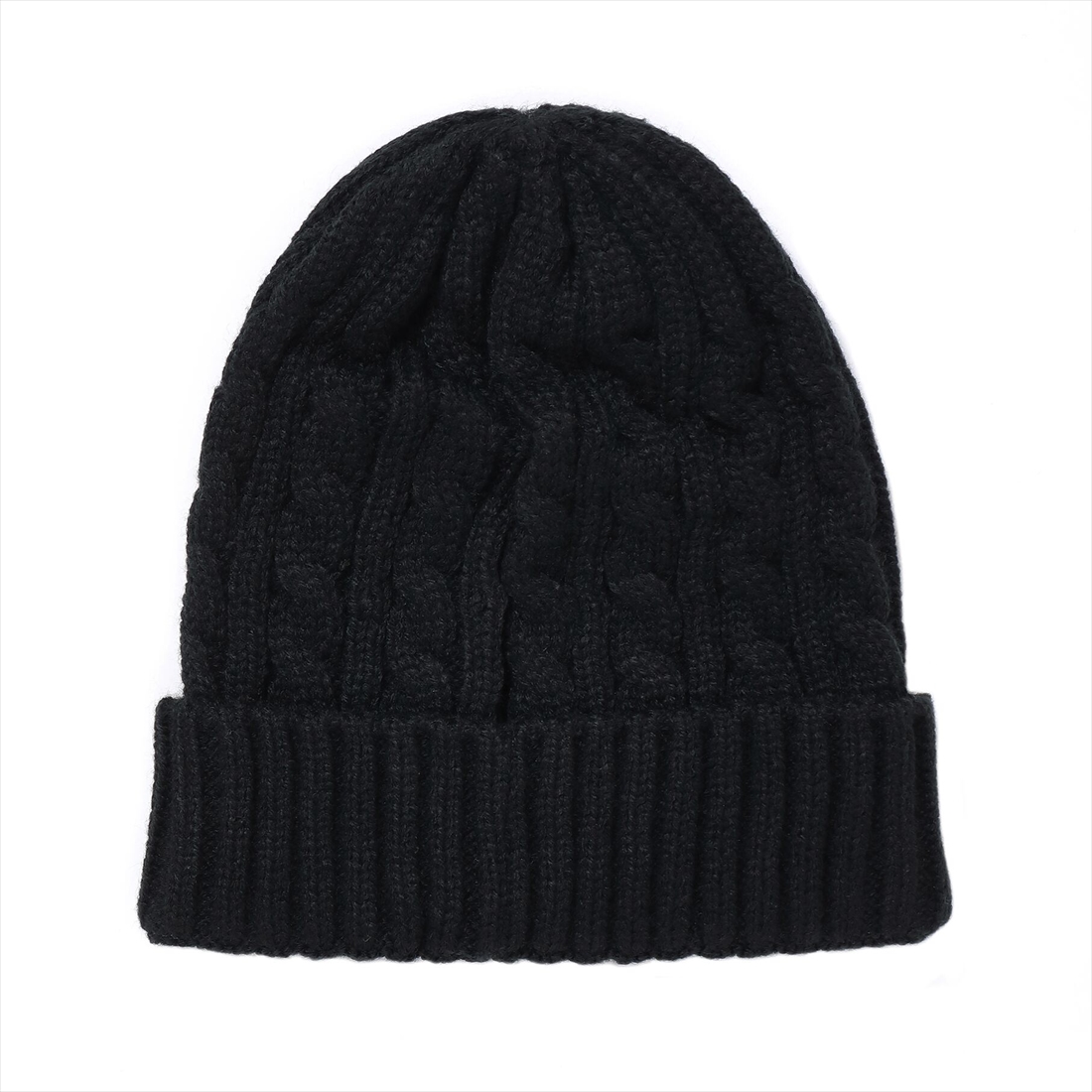 画像: PORKCHOP/ROUNDED KNIT CAP（BLACK）［ニットキャップ-22秋冬］