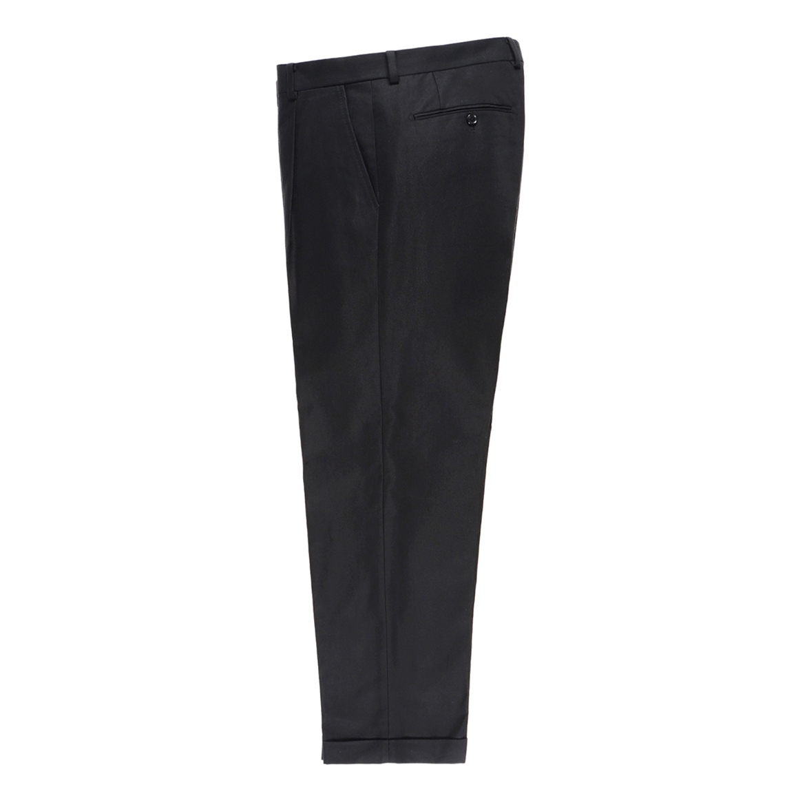 WACKO MARIA/PLEATED TROUSERS（TYPE-1）（BLACK）［ワンタックT/C 