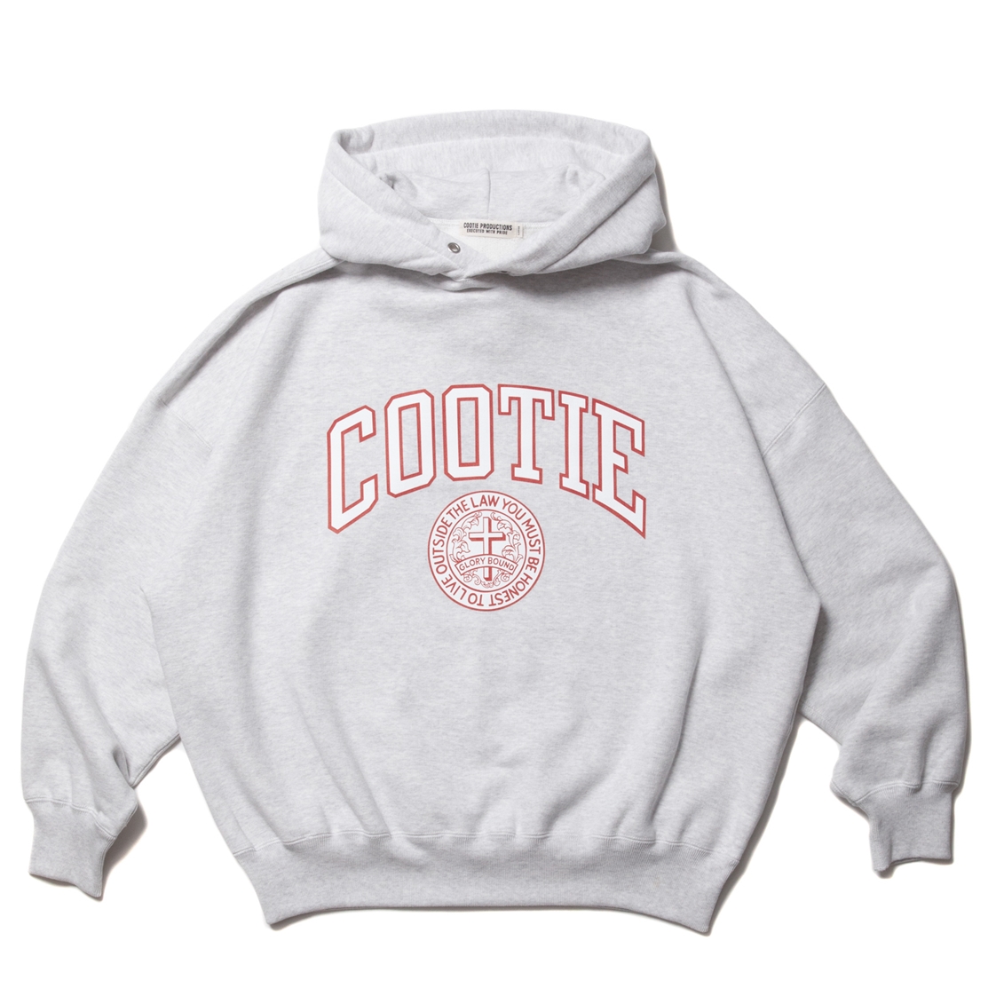 COOTIE PRODUCTIONS/Heavy Oz Sweat Hoodie（COLLEGE）（Oatmeal