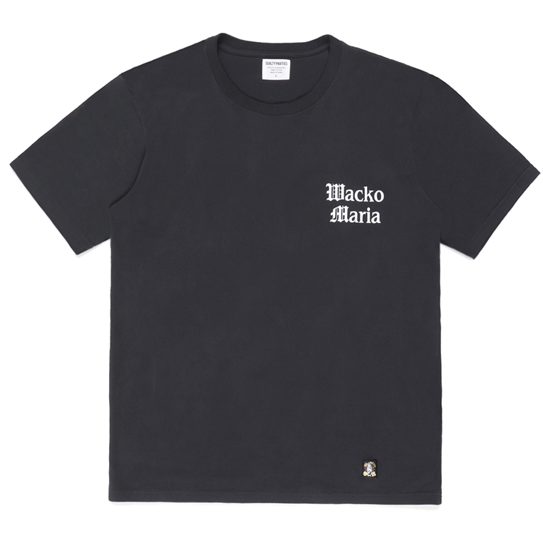 WACKO MARIA/TIM LEHI / STANDARD T-SHIRT（BLACK）［プリントT-23春夏］ - JONAS