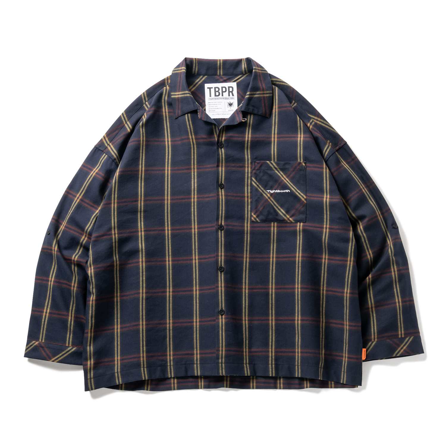 TIGHTBOOTH PLAID ROLL UP SHIRTチェック