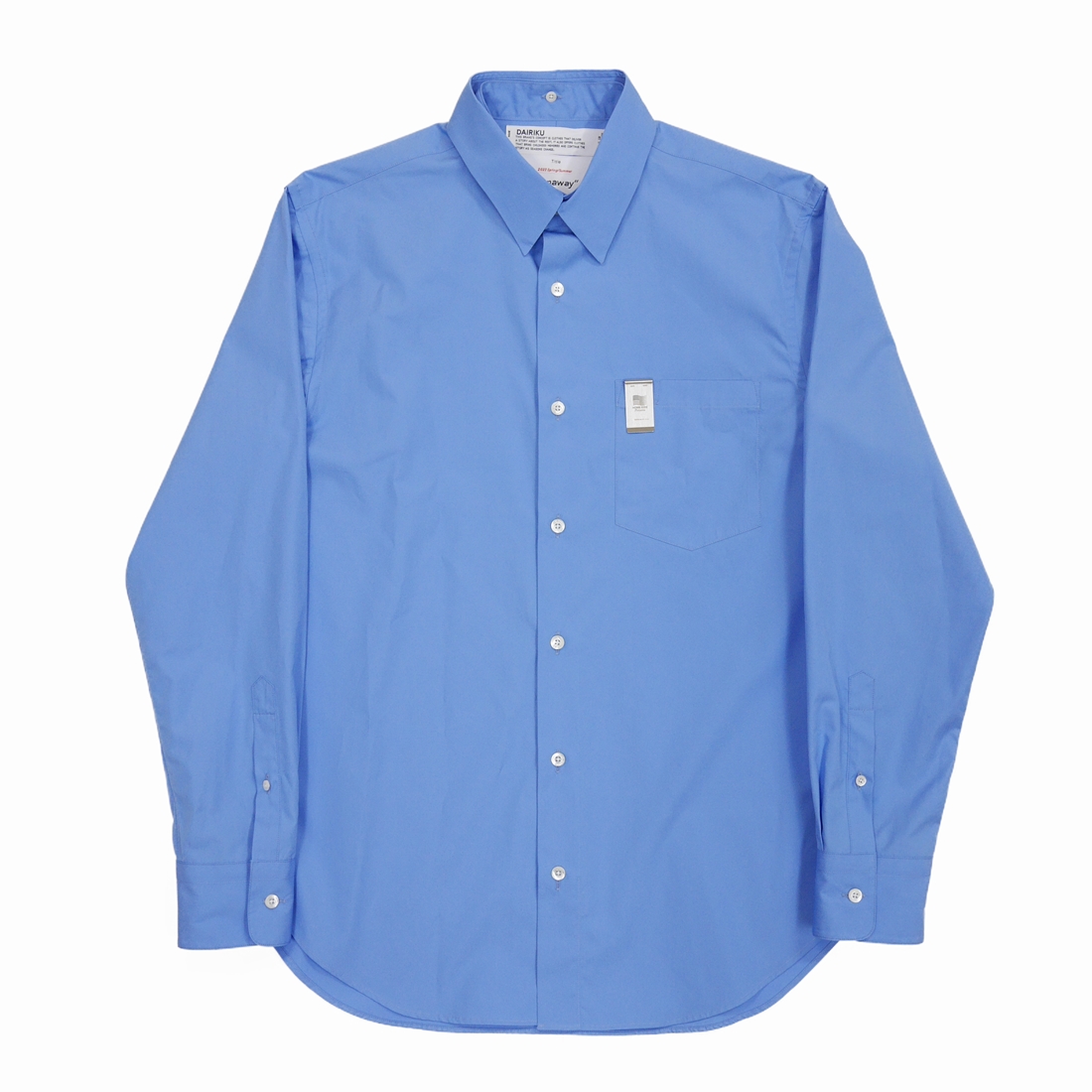DAIRIKU/The cincinnati kid L-S Dress Shirt（Sky Blue）［ドレスシャツwithマネークリップ-23春夏］  - JONAS