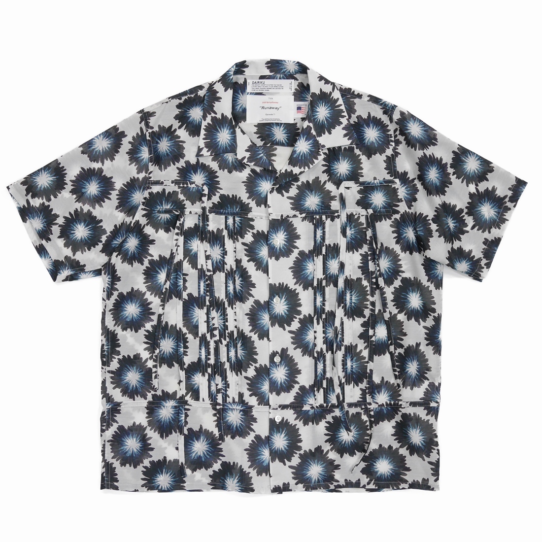 DAIRIKU/Flower Aloha Shirt（White） 【30%OFF】［フラワーアロハ ...