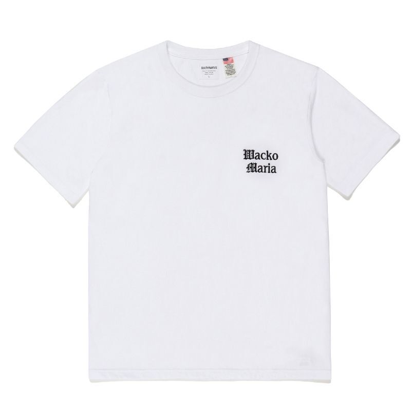 画像: WACKO MARIA/US FABRIC T-SHIRT（WHITE）［刺繍T-23春夏］