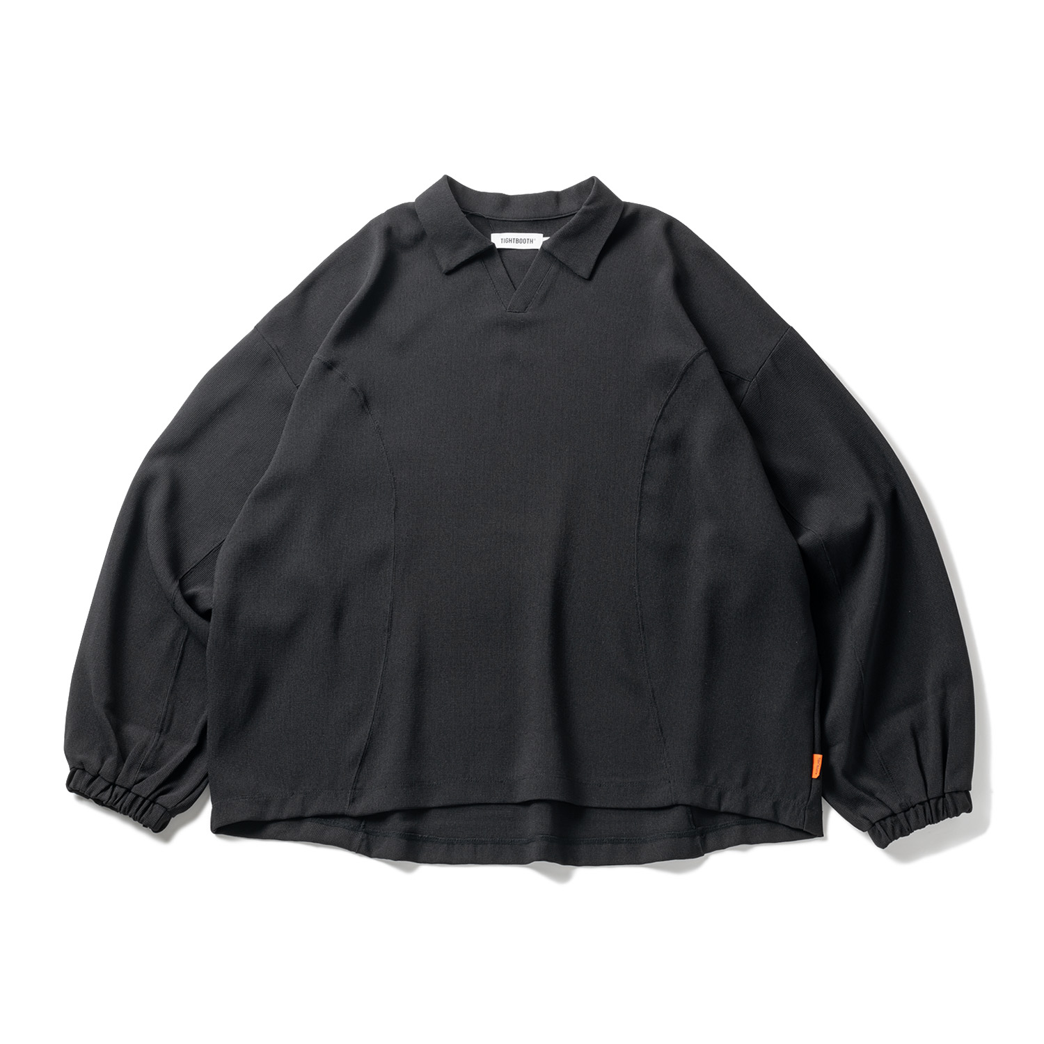 画像: TIGHTBOOTH/PIN HEAD LS OPEN SHIRT（Black）［ピンヘッドオープンシャツ-23春夏］