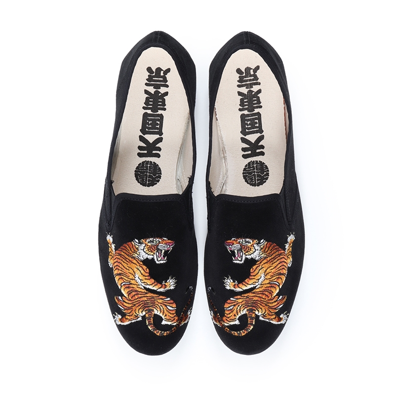 画像: WACKO MARIA/TIM LEHI / VELVET KUNG-FU SHOES（BLACK）［ベルベットカンフーシューズ-23春夏］