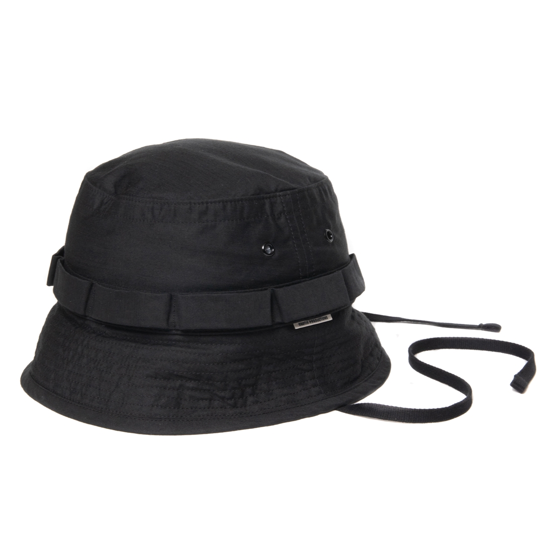 COOTIE PRODUCTIONS/Back Satin Boonie Bucket Hat（Black）［ブーニー