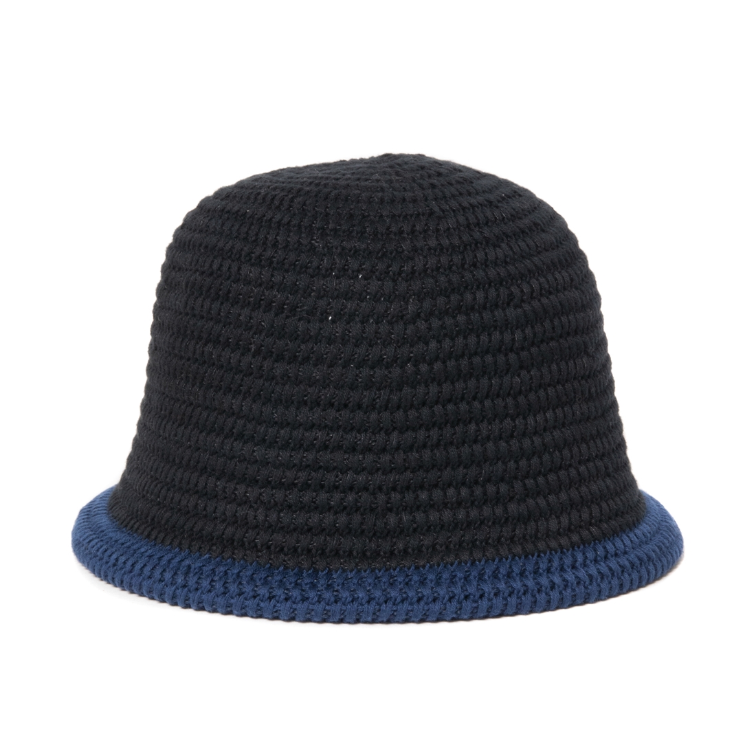 画像: COOTIE PRODUCTIONS/Knit Crusher Hat（Black/Navy）［ニットクラッシャーハット-23春夏］