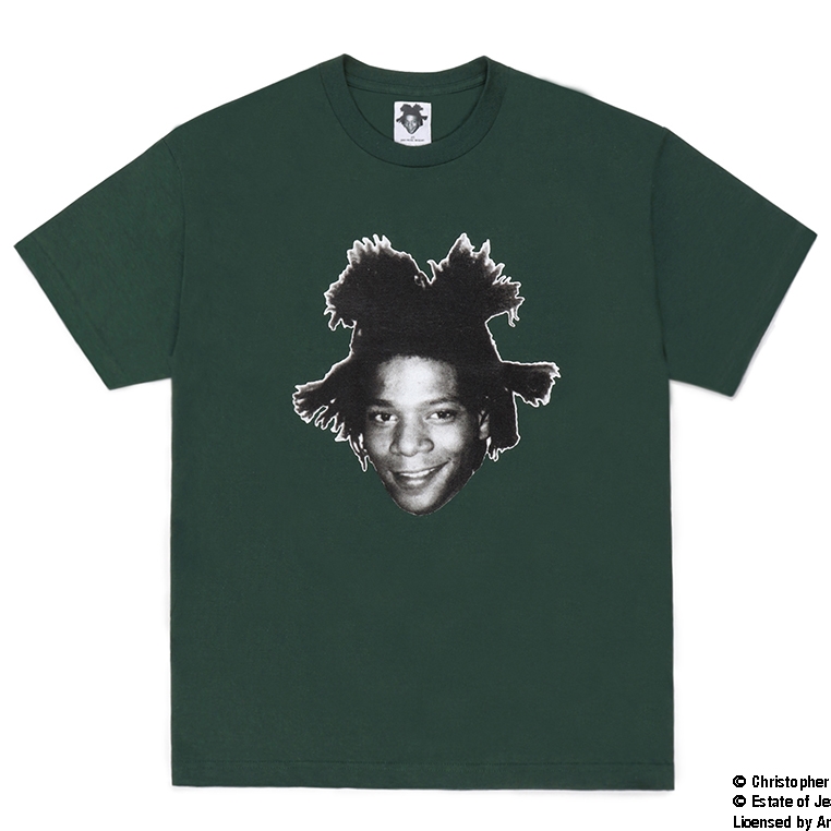 画像: WACKO MARIA/JEAN-MICHEL BASQUIAT / T-SHIRT（GREEN）［プリントT-23春夏］