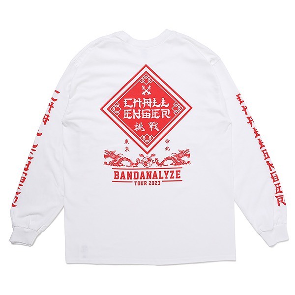 CHALLENGER/BD 2023 TOUR L/S TEE（WHITE）［プリント長袖T-23春夏 