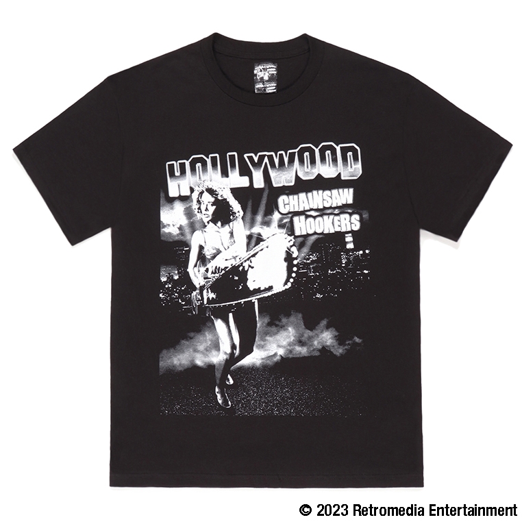 画像: WACKO MARIA/HOLLYWOOD CHAINSAW HOOKERS / T-SHIRT（BLACK）［プリントT-23春夏］