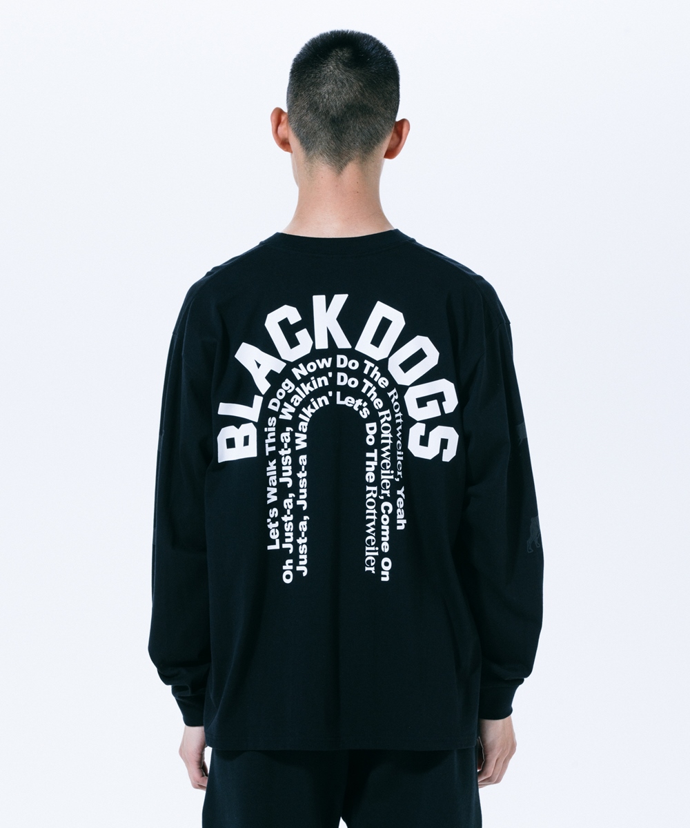 画像: ROTTWEILER/R DOG L/S TEE（BLACK）［プリント長袖T-23秋冬］