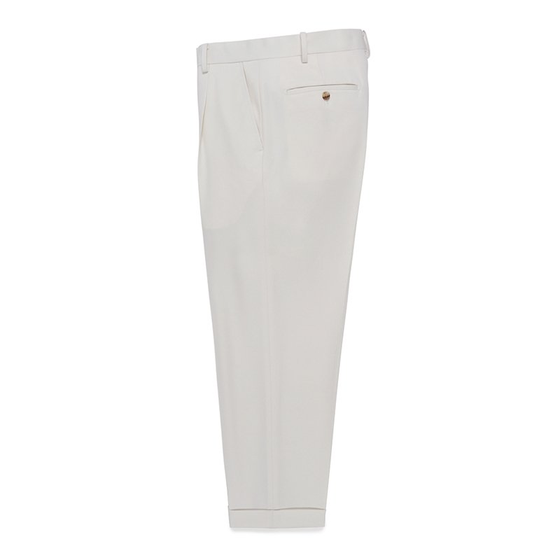 WACKO MARIA/DORMEUIL / PLEATED TROUSERS（TYPE-2）（OFFWHITE 