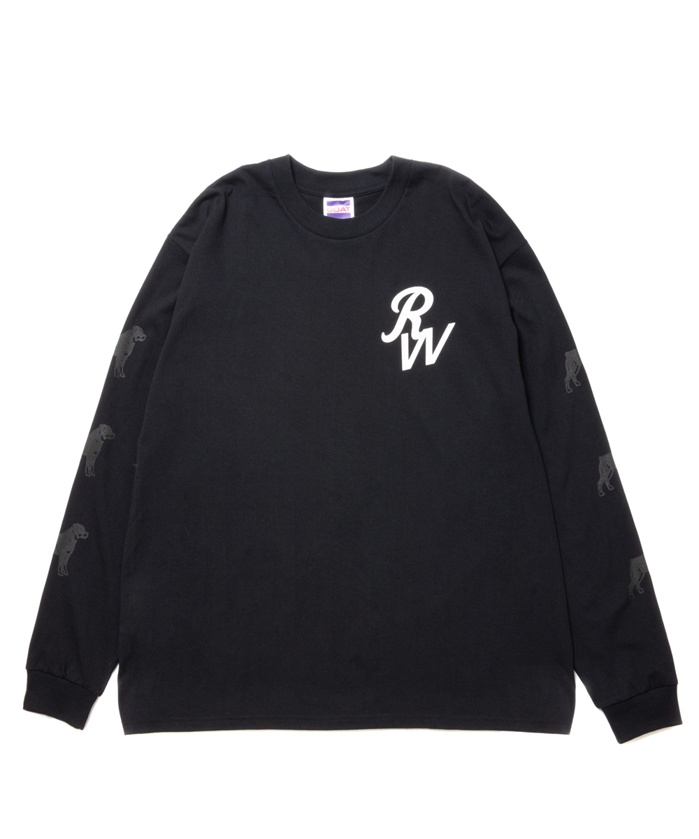 画像: ROTTWEILER/R DOG L/S TEE（BLACK）［プリント長袖T-23秋冬］