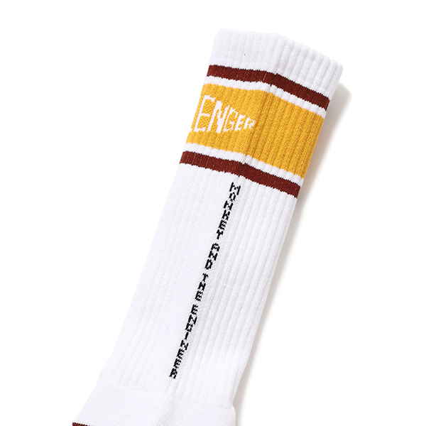 画像: CHALLENGER/LOGO SOCKS（WHITE）［ロゴソックス-23秋冬］