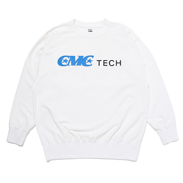 画像: CHALLENGER/CMC TECH C/N SWEAT（WHITE）［クルーネックスウェット-23秋冬］