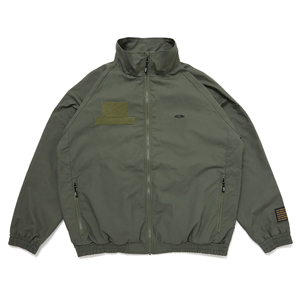 CHALLENGER/MILITARY WARM UP JACKET（OLIVE）［ミリタリーウォーム ...