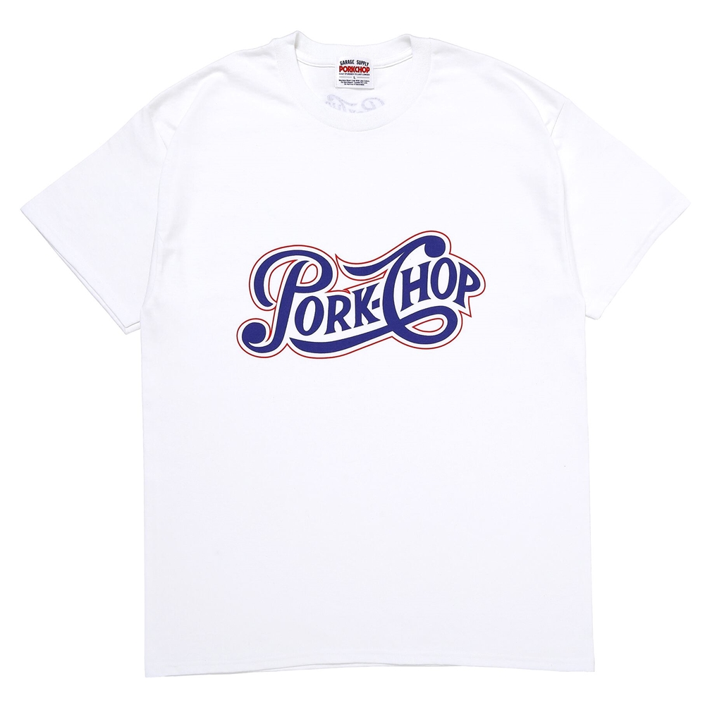 画像: PORKCHOP/PPS TEE（WHITE）［プリントT-23春夏］