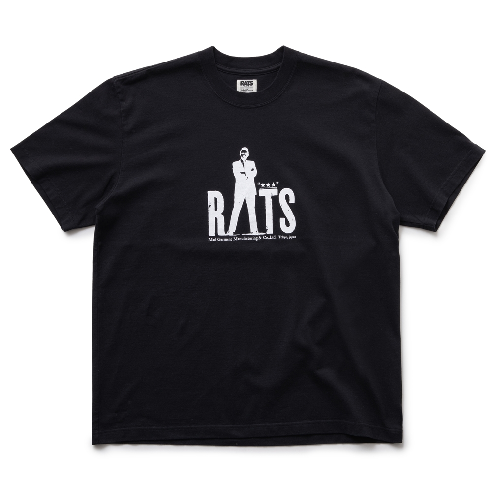 画像: RATS/CASH TEE（BLACK）［プリントT-23春夏］