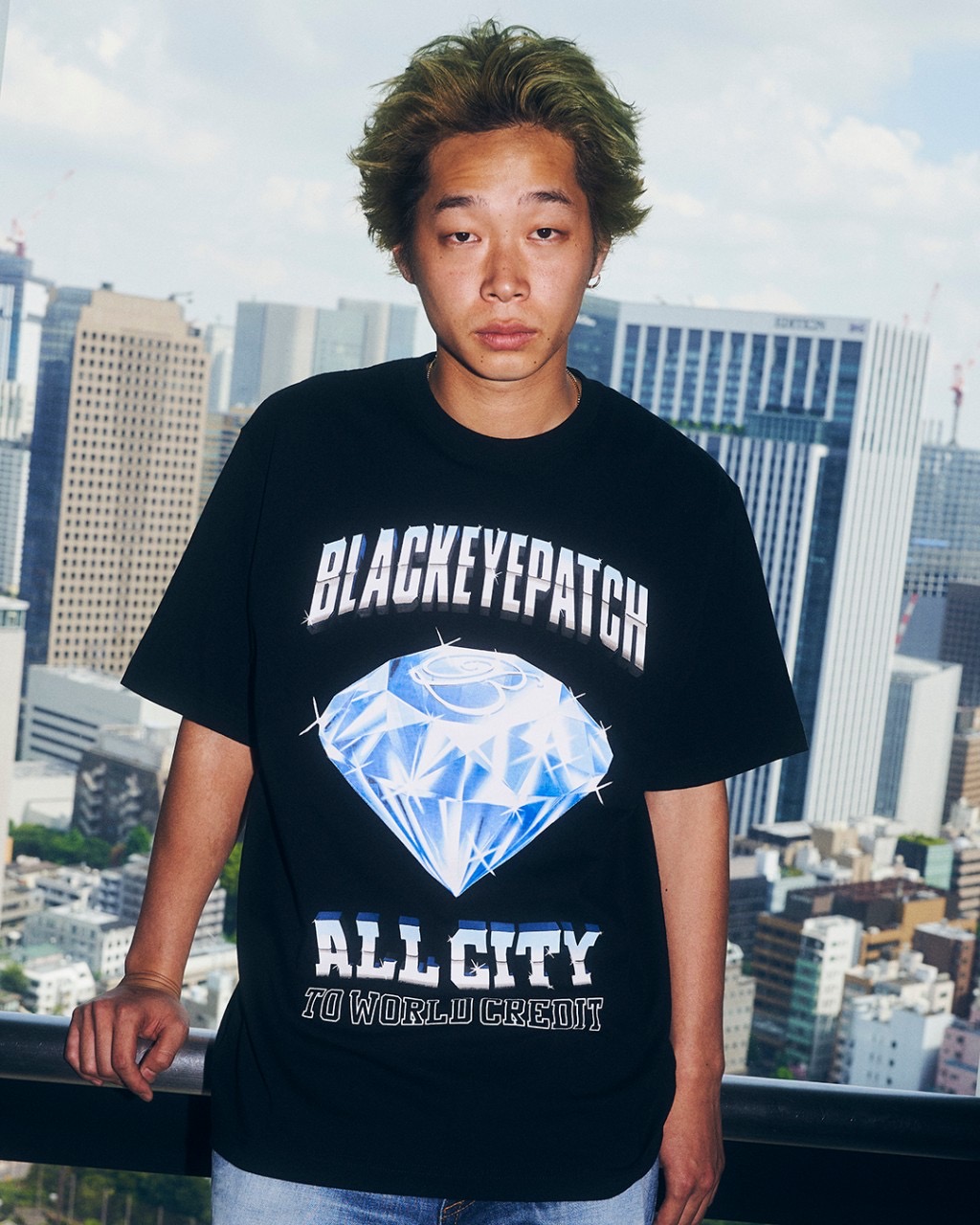 画像: BlackEyePatch/B EMBLEM VVS DIAMOND TEE（BLACK）