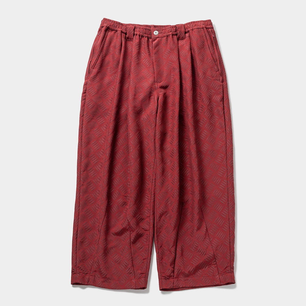 TIGHTBOOTH/CHECKER PLATE BAGGY SLACKS（Red） 【30%OFF