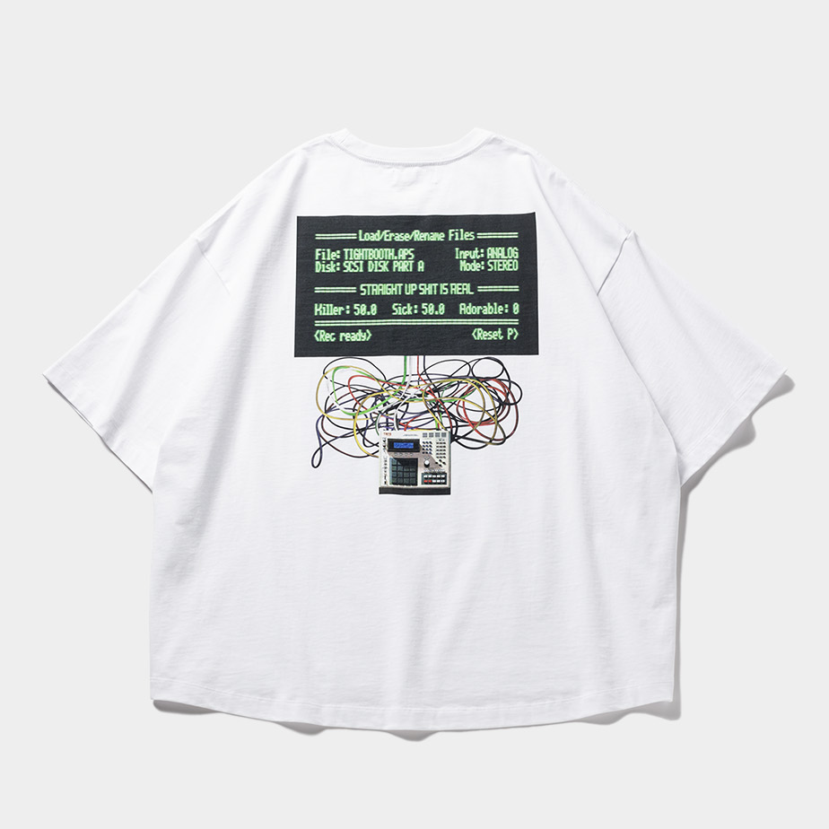 画像: TIGHTBOOTH/MPC3000 T-SHIRT（White）［プリントT-23夏］