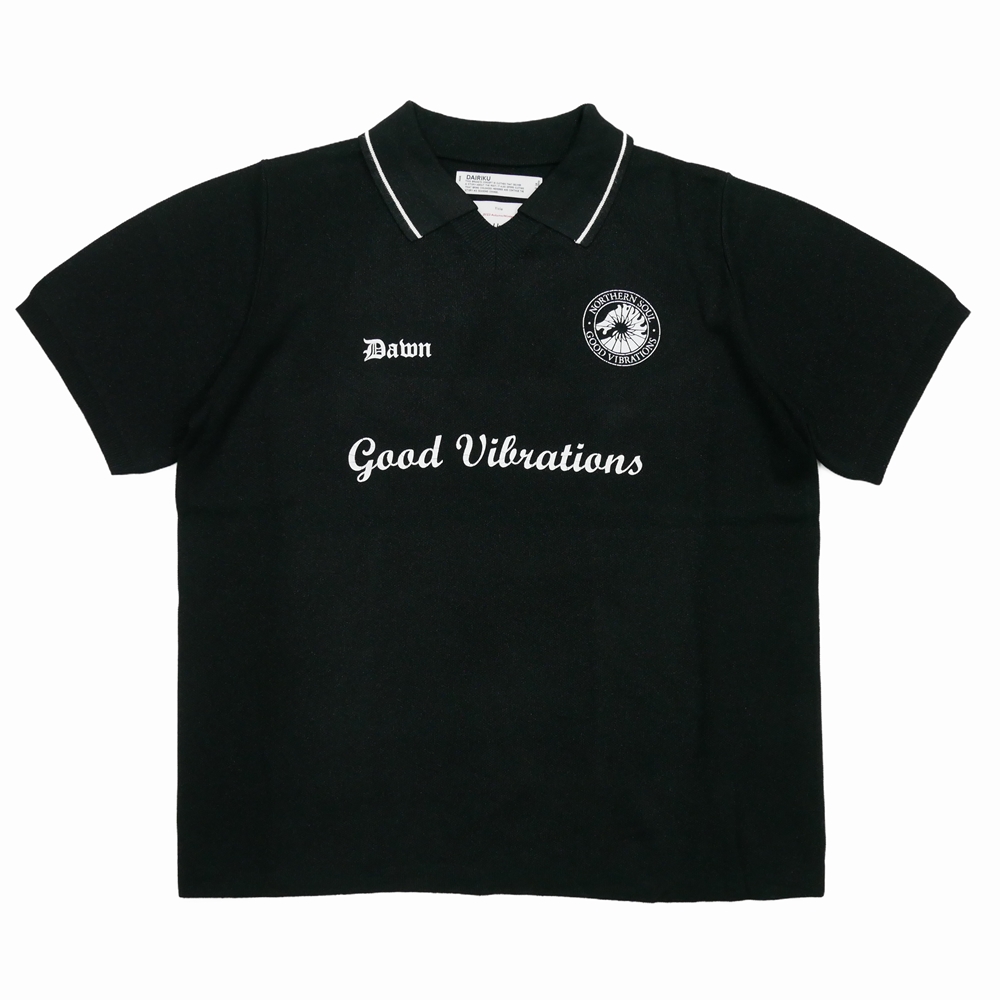 DAIRIKU/Lame Soccer Uniform Knit Pullover（Black）［ラメサッカー 