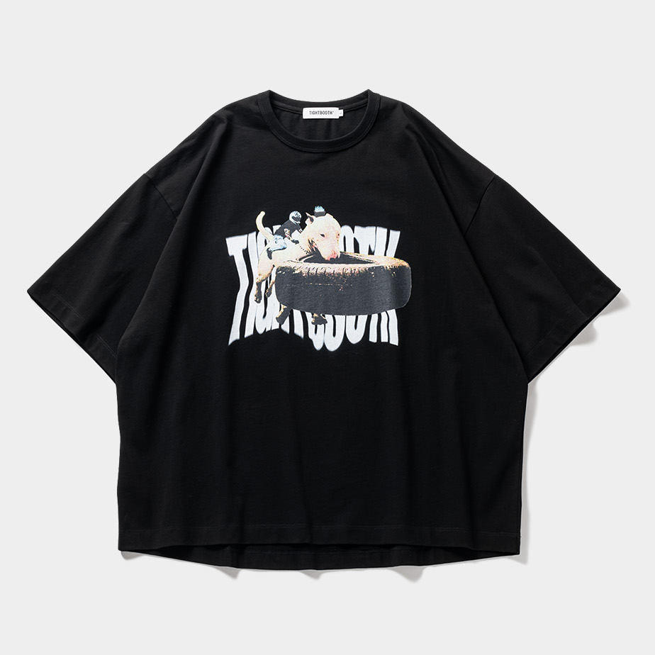 画像: TIGHTBOOTH/BITE IT T-SHIRT（Black）［プリントT-23夏］