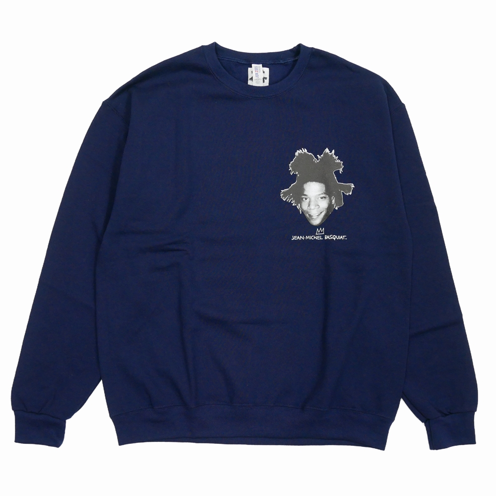 WACKO MARIA/JEAN-MICHEL BASQUIA / SWEAT SHIRT（NAVY）［クルー