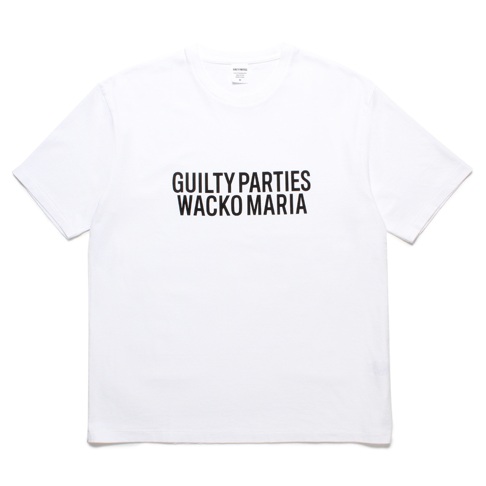 画像: WACKO MARIA/WASHED HEAVY WEIGHT T-SHIRT（WHITE）［プリントT-23秋冬］