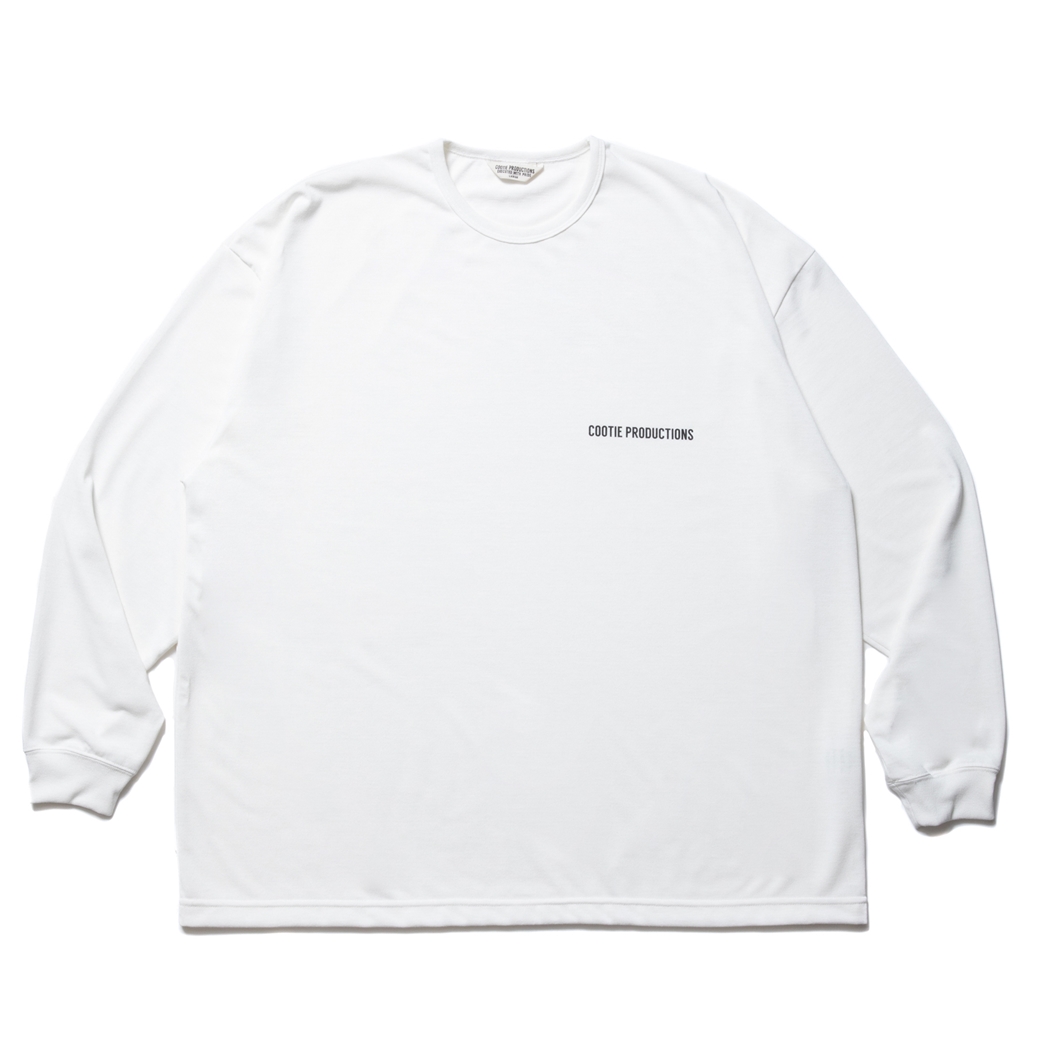 画像: COOTIE PRODUCTIONS/Dry Tech Jersey Oversized L/S Tee（Off White）［ドライテックオーバーサイズ長袖T-23秋冬］