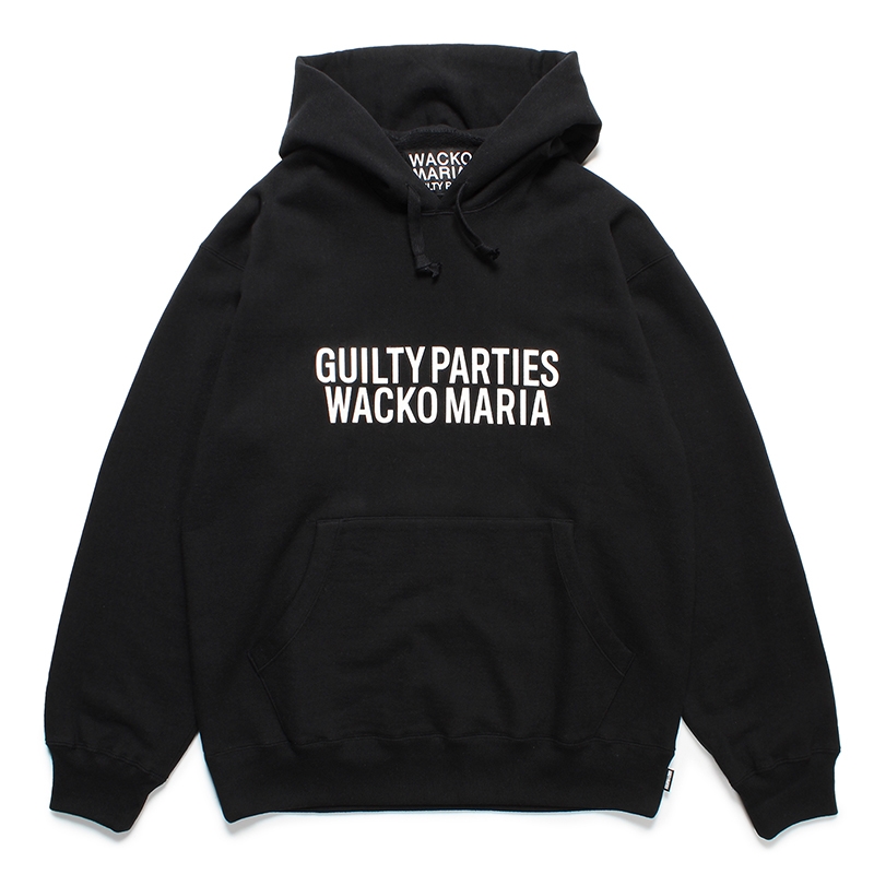 画像: WACKO MARIA/HEAVY WEIGHT PULLOVER HOODED SWEAT SHIRT（BLACK）［プルオーバーパーカー-23秋冬］