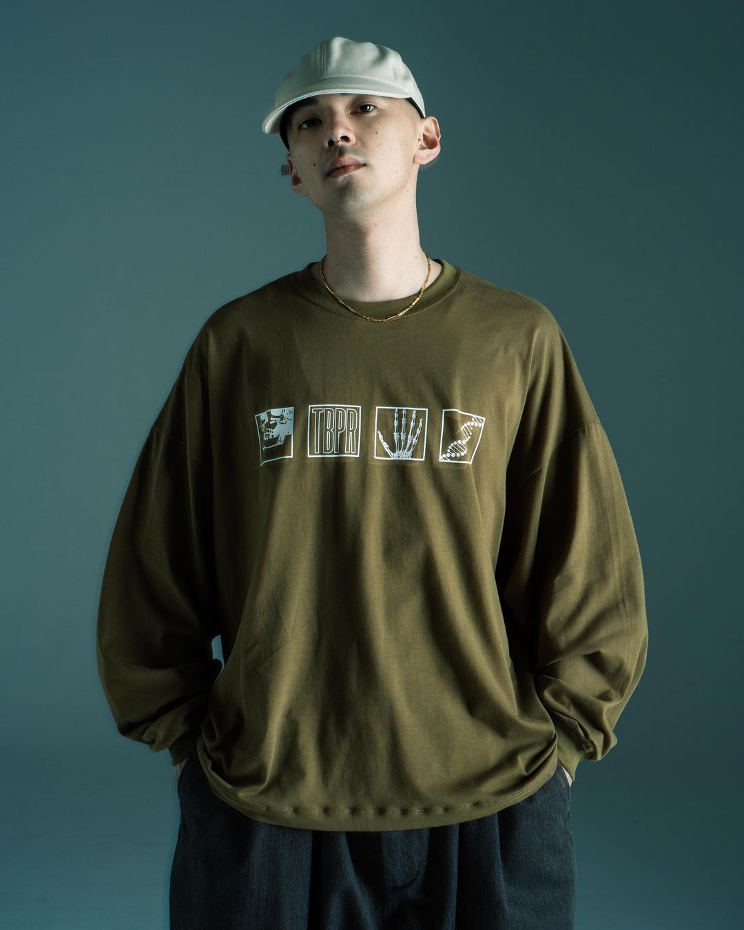 画像: TIGHTBOOTH/EVOLUTION L/S T-SHIRT（Olive）［プリント長袖T-23秋冬］